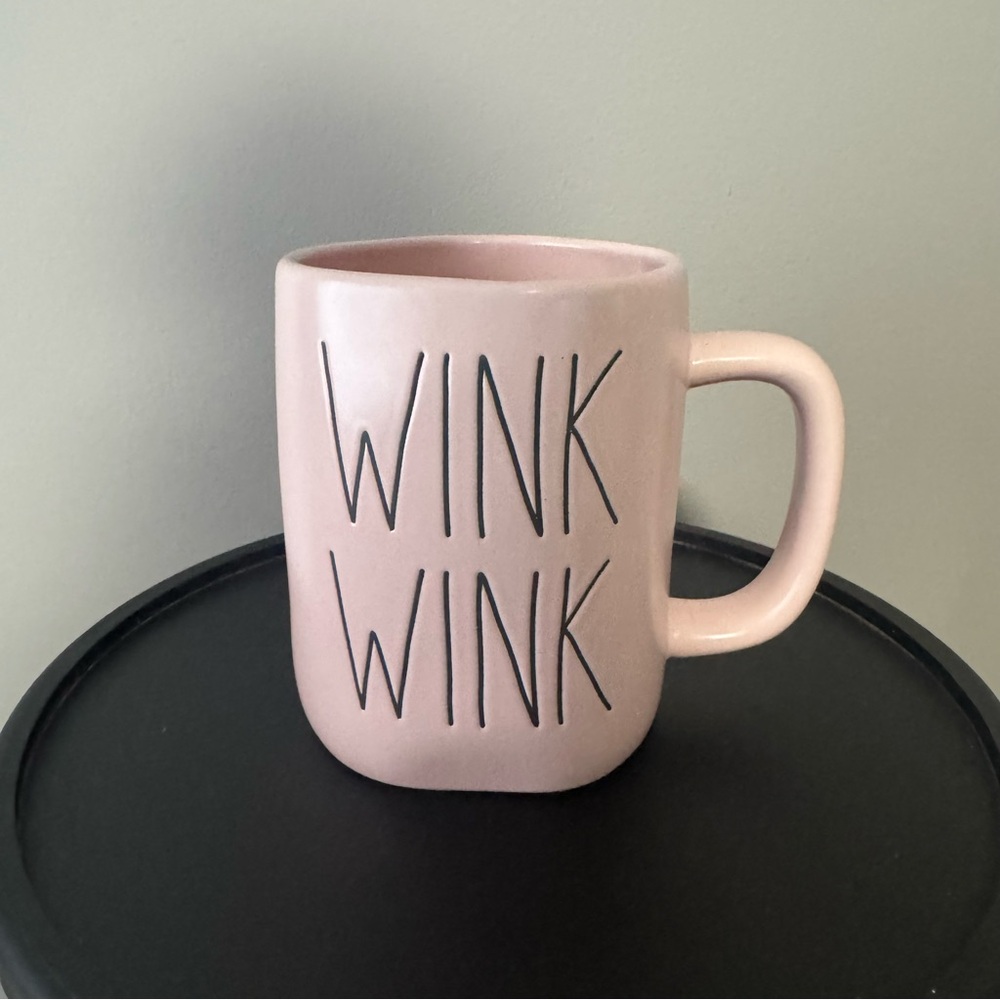 Rae Dunn “Wink Wink” Pink Valentine’s Day Mug